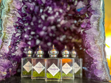 Load image into Gallery viewer, MANIFEST Perfume Oil for MANIFESTATION with Peridot + Sage essential oil
