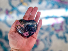 Load image into Gallery viewer, RHODONITE heart