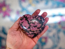 Load image into Gallery viewer, RHODONITE heart