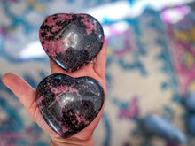 Load image into Gallery viewer, RHODONITE heart