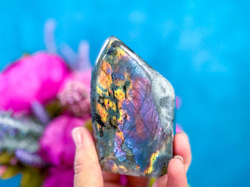 Rainbow Labradorite crystal Freeform