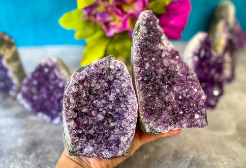 STANDING Raw Amethyst Cathedral