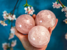 Load image into Gallery viewer, Ethically Sourced Rose Quartz Crystal Ball or Crystal Sphere