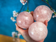 Load image into Gallery viewer, Ethically Sourced Rose Quartz Crystal Ball or Crystal Sphere