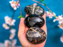 Load image into Gallery viewer, Black Moonstone Palmstones