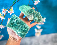 Load image into Gallery viewer, Green cubic Fluorite Mineral Specimen