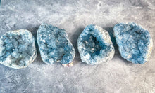 Load image into Gallery viewer, Ethically Sourced CELESTITE geode
