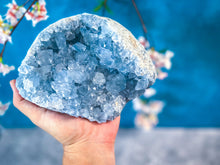 Load image into Gallery viewer, Ethically Sourced CELESTITE geode