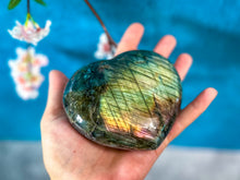 Load image into Gallery viewer, Gorgeous Labradorite Hearts - Valentines Gifts - Ethically Sourced Crystals