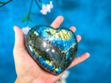 Load image into Gallery viewer, Gorgeous Labradorite Hearts - Valentines Gifts - Ethically Sourced Crystals
