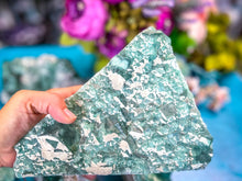 Load image into Gallery viewer, Large Raw Green cubic Fluorite Mineral Specimen, 1 kilo+, Ethically Sourced Crystals
