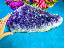 Load image into Gallery viewer, Huge 14&quot; Raw Amethyst Geode, 10.5 Lbs!

