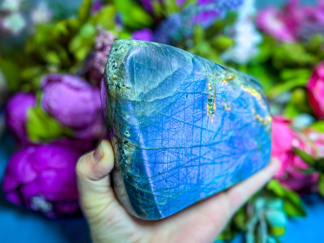 Purple Labradorite crystal Freeform, 2 1/2 lbs!, Ethically Sourced Crystals