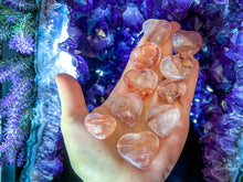 Load image into Gallery viewer, Natural Fire Quartz Heart, Red hematoid Quartz Crystal Heart
