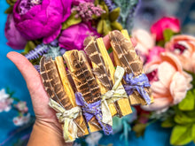 Load image into Gallery viewer, Sustainable Palo Santo Smudge Stick Gift Set, Metaphysical Stocking Stuffers