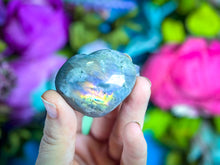 Load image into Gallery viewer, Purple Labradorite Crystal Heart for Valentines Day