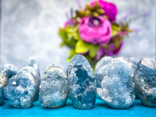 Load image into Gallery viewer, Ethically Sourced CELESTITE Freeforms, 25-450 Grams