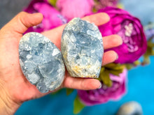 Load image into Gallery viewer, Ethically Sourced CELESTITE Freeforms, 25-450 Grams