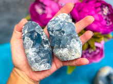 Load image into Gallery viewer, Ethically Sourced CELESTITE Freeforms, 25-450 Grams
