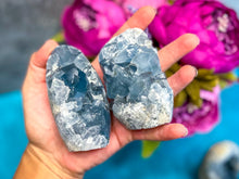 Load image into Gallery viewer, Ethically Sourced CELESTITE Freeforms, 25-450 Grams