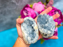 Load image into Gallery viewer, Ethically Sourced CELESTITE Freeforms, 25-450 Grams