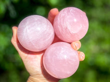 Load image into Gallery viewer, Ethically Sourced Rose Quartz Crystal Ball or Crystal Sphere