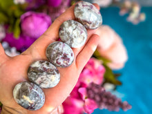 Load image into Gallery viewer, Small Red Tourmaline Palmstones, Rubellite Palm Stones