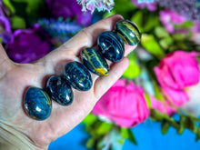 Load image into Gallery viewer, Small Tumbled Blue Tigers Eye Crystal