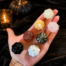Load image into Gallery viewer, Cute Crystal Pumpkins, Halloween Decor, Fall Tabletop Decor
