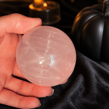 Load image into Gallery viewer, Collector Grade Star Rose Quartz Spheres
