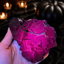 Load image into Gallery viewer, Black Rose Fluorite Specimens Halloween product photo
