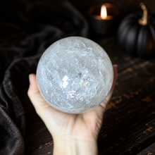 Load image into Gallery viewer, 4 1/2" RAINBOW Quartz Sphere
