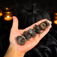 Load image into Gallery viewer, Truffle chalcedony in a Halloween setting
