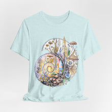 Load image into Gallery viewer, Ammonite Fossil Tee — Mythos &amp; Alchemi - Unisex Jersey Short Sleeve T-shirt
