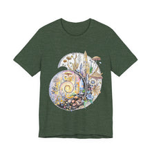 Load image into Gallery viewer, Ammonite Fossil Tee — Mythos &amp; Alchemi - Unisex Jersey Short Sleeve T-shirt
