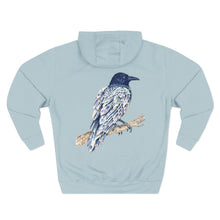 Load image into Gallery viewer, Crystal Raven Hoodie — Whisperwing Back Print
