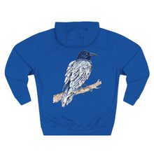 Load image into Gallery viewer, Crystal Raven Hoodie — Whisperwing Back Print
