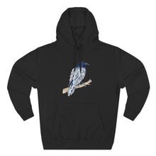 Load image into Gallery viewer, Crystal Raven Hoodie — A Messenger Between Worlds
