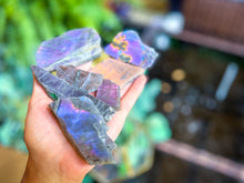 Load image into Gallery viewer, Bulk Rainbow Labradorite Slabs, Ethically Sourced Purple Labradorite Crystals, White Labradorite
