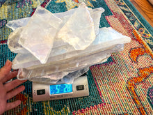 Load image into Gallery viewer, 5 Kilos Aura Raw True Selenite Pane, Rainbow Selenite Plate, Bulk Deal!
