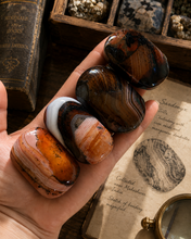Load image into Gallery viewer, Sardonyx Palm Stone, Banded Agate Palmstones
