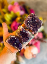 Load image into Gallery viewer, Beautiful Amethyst Druzy Crystal Clusters
