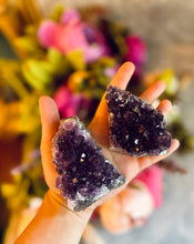 Load image into Gallery viewer, Beautiful Amethyst Druzy Crystal Clusters
