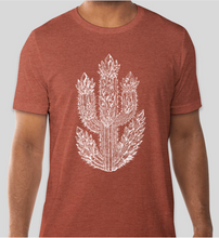 Load image into Gallery viewer, crystal cactus teeshirt, Tucson gem show
