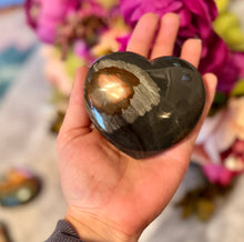 Load image into Gallery viewer, Polychrome Jasper Crystal Hearts, Ethically Sourced Valentines Day Gifts

