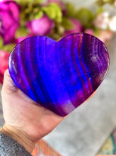 Load image into Gallery viewer, Huge CANDY Fluorite Hearts, Ethically sourced Crystal Hearts
