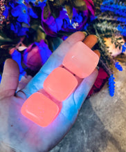Load image into Gallery viewer, Tumbled Pink Calcite, UV Reactive, Glows Pink, Fluorescent Minerals
