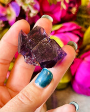 Load image into Gallery viewer, Xinjiang Purple Fluorite, Rare Stepped Fluorite
