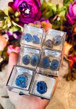 Load image into Gallery viewer, Raw Azurite Geode Pairs
