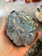 Load image into Gallery viewer, Huge Black Rose Fluorite Specimens, Rare Fluorite, Fluoresce Red or Pink
